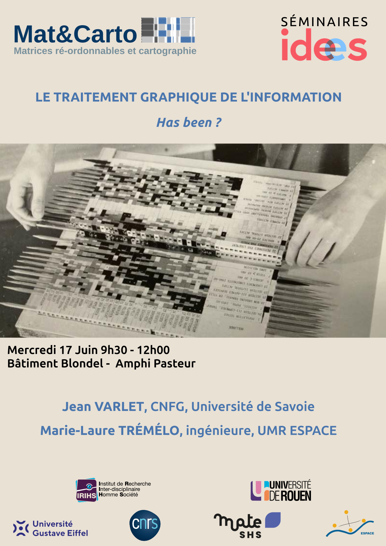 Le traitement graphique de l’information. Has been ?