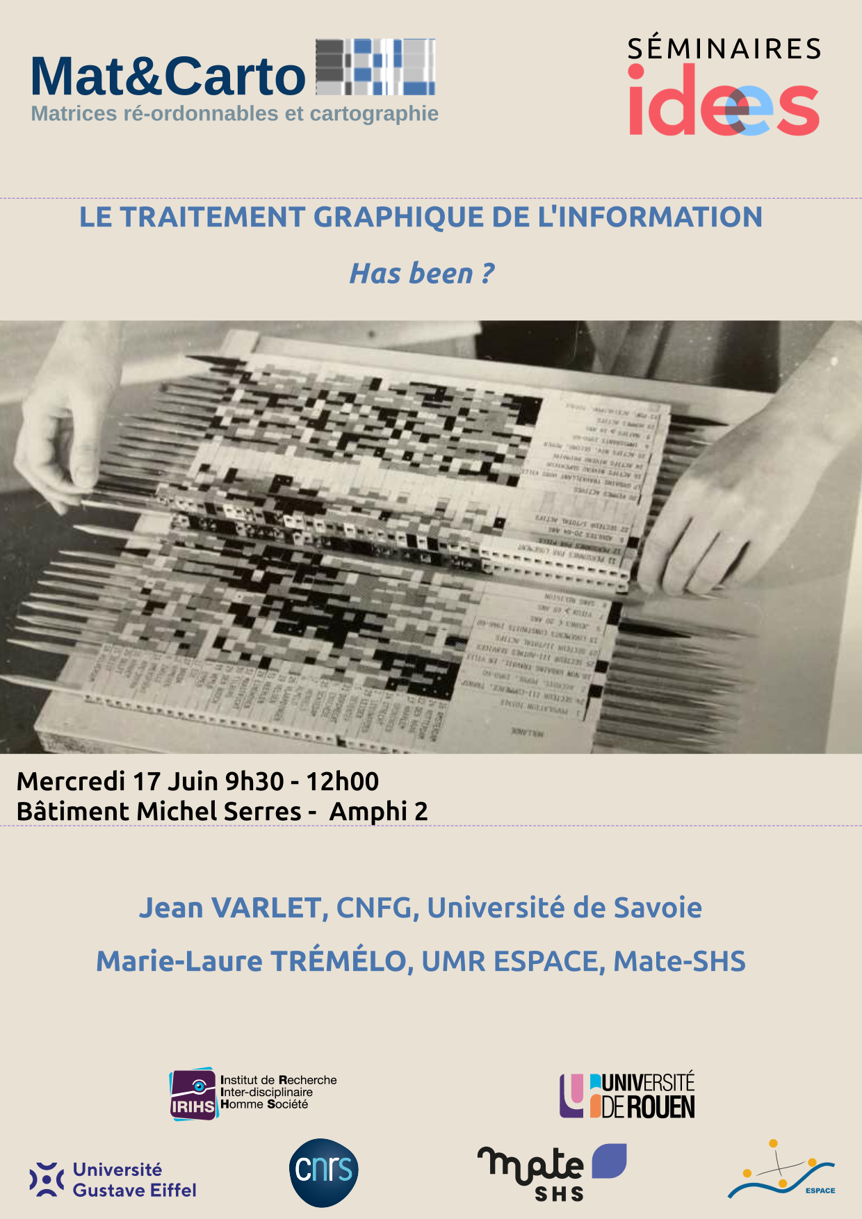 Le traitement graphique de l’information. Has been ?